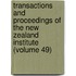 Transactions and Proceedings of the New Zealand Institute (Volume 49)