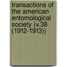 Transactions of the American Entomological Society (V.38 (1912-1913)) by American Entomological Society