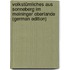 Volkstümliches Aus Sonneberg Im Meininger Oberlande (German Edition)