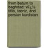 from Batum to Baghdad: Viï¿½ Tiflis, Tabriz, and Persian Kurdistan