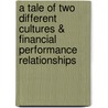 A Tale of Two Different Cultures & Financial Performance Relationships door Tarek Kandil