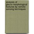 Analysis Of Glacio-Morphological Features By Remote Sensing Techniques