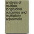 Analysis of Multiple Longitudinal Outcomes and Multiplicity Adjustment
