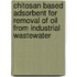 Chitosan Based Adsorbent for Removal of Oil from Industrial Wastewater
