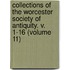 Collections of the Worcester Society of Antiquity. V. 1-16 (Volume 11)