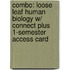 Combo: Loose Leaf Human Biology W/ Connect Plus 1-Semester Access Card