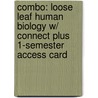 Combo: Loose Leaf Human Biology W/ Connect Plus 1-Semester Access Card door Sylvia Mader