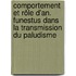 Comportement et rôle d'An. funestus dans la transmission du paludisme