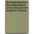 Denkwürdigkeiten Des Philosophen Und Arztes Johann Benjamin Erhard...