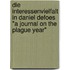 Die Interessenvielfalt In Daniel Defoes "A Journal On The Plague Year"