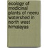 Ecology of medicinal plants of Neeru watershed in North West Himalayas
