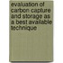 Evaluation Of Carbon Capture And Storage As A Best Available Technique