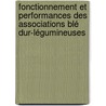 Fonctionnement et performances des associations blé dur-légumineuses by Laurent Bedoussac