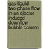 Gas-liquid Two-phase Flow In An Ejector Induced Downflow Bubble Column