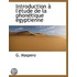 Introduction Ï¿½ L'Ï¿½Tude De La Phonï¿½Tique Ï¿½Gyptienne