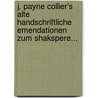 J. Payne Collier's Alte Handschriftliche Emendationen Zum Shakspere... door Nikolaus Delius