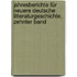Jahresberichte für neuere deutsche Litteraturgeschichte, Zehnter Band