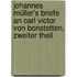 Johannes Müller's Briefe an Carl Victor von Bonstetten, Zweiter Theil