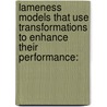 Lameness Models that use Transformations to Enhance their Performance: door Jianbo Liu