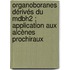 Organoboranes Dérivés Du Mdbh2 ; Application Aux Alcènes Prochiraux
