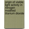 Origin of Visible Light Activity in Nitrogen Modified Titanium Dioxide door Dariusz Mitoraj