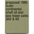 Proposed 1980 Outer Continental Shelf Oil and Gas Lease Sales A62 & 62