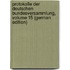 Protokolle Der Deutschen Bundesversammlung, Volume 15 (German Edition)