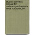 Student Activities Manual for Dollenmayer/Hansen's Neue Horizonte, 8th