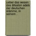 Ueber das Wesen des ältesten Adels der deutschen Stämme, in seinem .