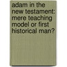 Adam in the New Testament: Mere Teaching Model or First Historical Man? door J.P. Versteeg