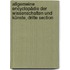 Allgemeine Encyclopädie der Wissenschaften und Künste, dritte Section