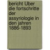 Bericht Über Die Fortschritte Der Assyriologie In Den Jahren 1886-1893 door Arthur Alexander Lincke