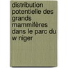 Distribution potentielle des grands mammifères dans le Parc du W Niger by Thomas Rabeil