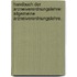 Handbuch der Arzneiverordnungslehre: Allgemeine Arzneiverordnungslehre.
