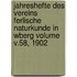 Jahreshefte Des Vereins Ferlische Naturkunde in Wberg Volume V.58, 1902