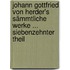 Johann Gottfried Von Herder's Sämmtliche Werke ... Siebenzehnter Theil