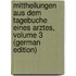 Mittheilungen Aus Dem Tagebuche Eines Arztes, Volume 3 (German Edition)