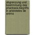Abgrenzung Und Bestimmung Des Phantasia-Begriffs In Aristoteles De Anima