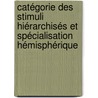 Catégorie des stimuli hiérarchisés et spécialisation hémisphérique door Luc Keita