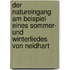 Der Natureingang Am Beispiel Eines Sommer- Und Winterliedes Von Neidhart