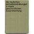 Die Deutschen Einheitsbestrebungen In Ihrem Geschichtlichen Zusammenhang