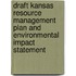 Draft Kansas Resource Management Plan and Environmental Impact Statement