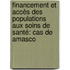 Financement Et Accès Des Populations Aux Soins De Santé: Cas De Amasco