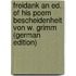 Freidank An Ed. of His Poem Bescheidenheit Von W. Grimm (German Edition)