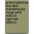 Grammatisches aus dem Mahabharata (Large Print Edition) (German Edition)