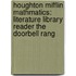 Houghton Mifflin Mathmatics: Literature Library Reader the Doorbell Rang