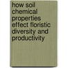 How soil chemical properties effect floristic diversity and productivity door Malte Arne Unger