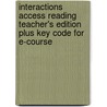 Interactions Access Reading Teacher's Edition Plus Key Code for E-Course door Laurie Blass