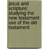 Jesus and Scripture: Studying the New Testament Use of the Old Testament