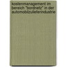 Kostenmanagement im Bereich "Bordnetz" in der Automobilzulieferindustrie by Jürgen Fütterer